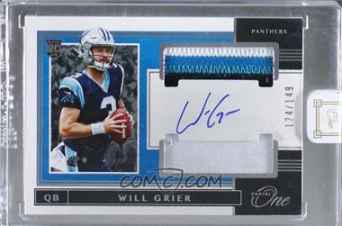 2019 Panini One - [Base] #41 - Rookie Dual Patch Autographs - Will Grier /149 [Uncirculated]
