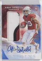 Rookie Jumbo Patch Autographs - Andy Isabella [EX to NM] #/49