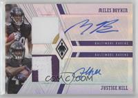 Justice Hill, Miles Boykin #/50