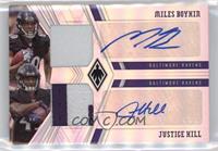 Justice Hill, Miles Boykin #/50