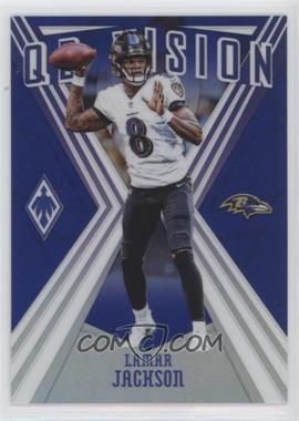 2019 Panini Phoenix - QB Vision - Blue #24 - Lamar Jackson /35