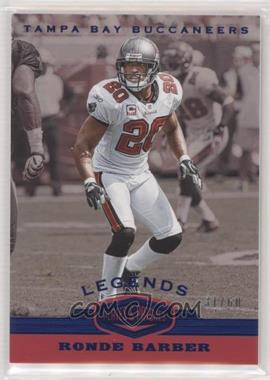 2019 Panini Plates & Patches - [Base] - Blue #134 - Legends - Ronde Barber /60
