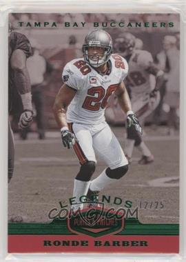 2019 Panini Plates & Patches - [Base] - Green #134 - Legends - Ronde Barber /25