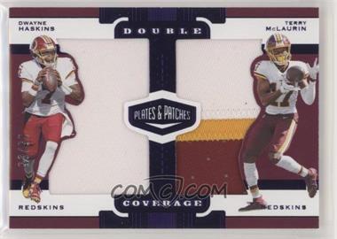 2019 Panini Plates & Patches - Double Coverage Relics - Purple #DC-24 - Dwayne Haskins, Terry McLaurin /25