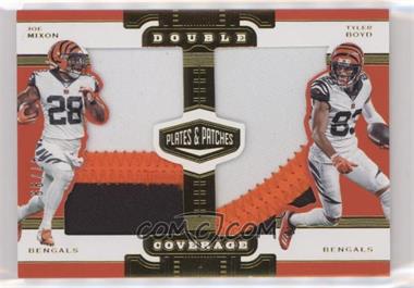 2019 Panini Plates & Patches - Double Coverage Relics #DC-9 - Joe Mixon, Tyler Boyd /99