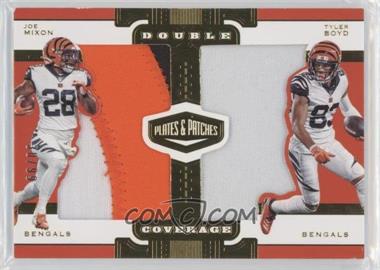 2019 Panini Plates & Patches - Double Coverage Relics #DC-9 - Joe Mixon, Tyler Boyd /99