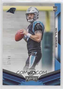2019 Panini Playoff - [Base] - 2nd Down #209 - Rookies - Will Grier /49