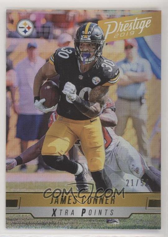 2019 Panini Prestige - [Base] - Xtra Points Gold #112 - James Conner /50