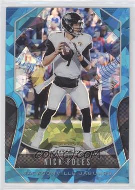 2019 Panini Prizm - [Base] - Blue Ice Prizm #153 - Nick Foles /99