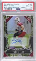 Rookies - Zach Allen [PSA 10 GEM MT] #/25