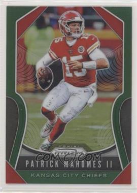 2019 Panini Prizm - [Base] - Green Prizm #210 - Patrick Mahomes II