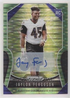 2019 Panini Prizm - [Base] - Neon Green Pulsar Prizm Rookie Autographs #379 - Rookies - Jaylon Ferguson