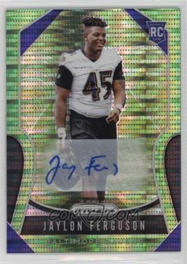 2019 Panini Prizm - [Base] - Neon Green Pulsar Prizm Rookie Autographs #379 - Rookies - Jaylon Ferguson