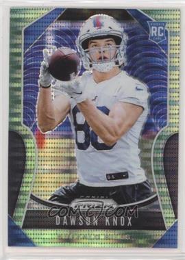 2019 Panini Prizm - [Base] - Neon Green Pulsar Prizm #373 - Rookies - Dawson Knox