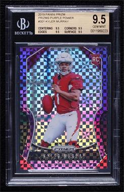 2019 Panini Prizm - [Base] - Purple Power Prizm #301 - Rookies - Kyler Murray /49 [BGS 9.5 GEM MINT]