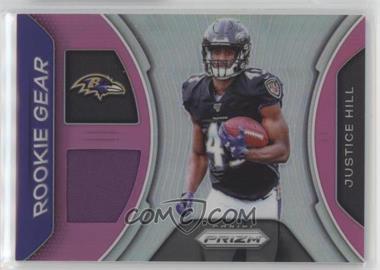 2019 Panini Prizm - Rookie Gear - Pink #RG-JH - Justice Hill