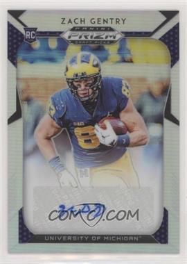 2019 Panini Prizm Draft - [Base] - Silver Prizm Autographs #272 - Draft Picks - Zach Gentry