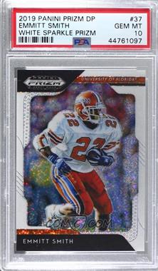 2019 Panini Prizm Draft - [Base] - White Sparkle Prizm #37 - Emmitt Smith /15 [PSA 10 GEM MT]