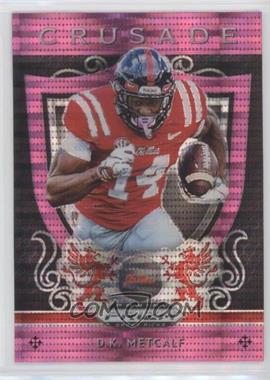 2019 Panini Prizm Draft - Crusade - Pink Pulsar Prizm #3 - D.K. Metcalf