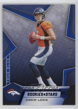 2019 Panini Rookies & Stars - [Base] - True Blue #126 - Rookies - Drew Lock /49 [EX to NM]