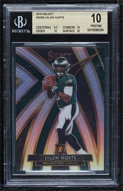 2019 Panini Select - 2020 XRC Prizm Redemption #305 - Jalen Hurts [BGS 10 PRISTINE]