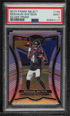 2019 Panini Select - [Base] - Silver Prizm #150 - Premier Level - Deshaun Watson [PSA 9 MINT]