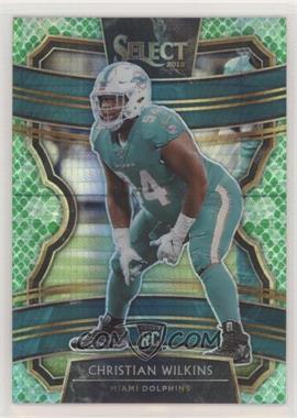 2019 Panini Select - [Base] - Tmall Dragon Scale Prizm #4 - Concourse - Christian Wilkins /88