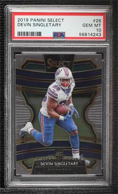 2019 Panini Select - [Base] #26 - Concourse - Devin Singletary [PSA 10 GEM MT]