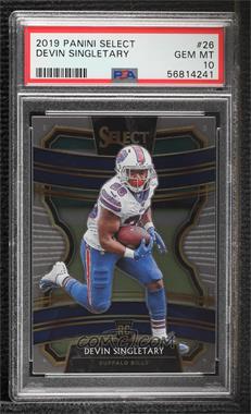 2019 Panini Select - [Base] #26 - Concourse - Devin Singletary [PSA 10 GEM MT]