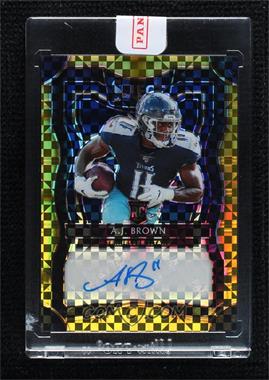 2019 Panini Select - Rookie Signatures - Gold Prizm #RS-10 - A.J. Brown /10 [Uncirculated]