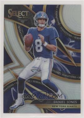 2019 Panini Select - Sensations - Silver Prizm #10 - Daniel Jones