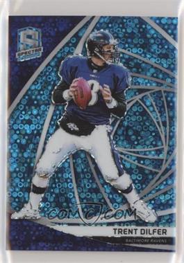 2019 Panini Spectra - [Base] - Neon Blue Prizm #140 - Trent Dilfer /60