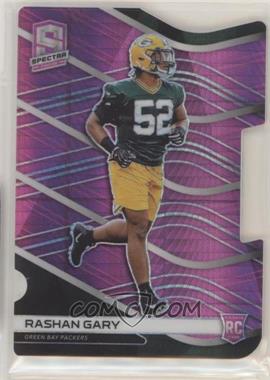 2019 Panini Spectra - [Base] - Neon Pink Prizm Die-Cut #161 - Rookies - Rashan Gary /20