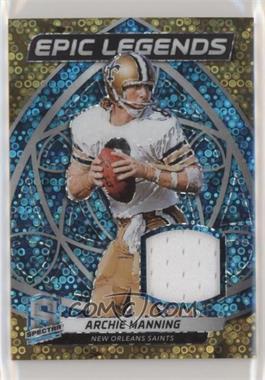 2019 Panini Spectra - Epic Legends Materials - Neon Blue #ELM-18 - Archie Manning /75