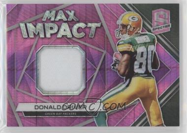 2019 Panini Spectra - Max Impact - Neon Pink #MI-26 - Donald Driver /15