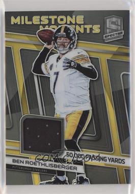 2019 Panini Spectra - Milestone Moments #MM-2 - Ben Roethlisberger /99