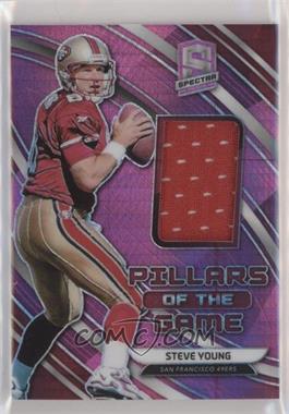 2019 Panini Spectra - Pillars of the Game - Neon Pink #PG-18 - Steve Young /15