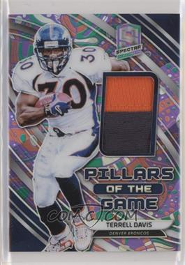 2019 Panini Spectra - Pillars of the Game - Psychedelic #PG-24 - Terrell Davis /5