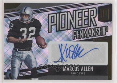 2019 Panini Unparalleled - Pioneer Penmanship #PP-MA - Marcus Allen /50