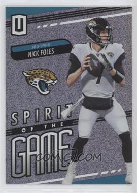 2019 Panini Unparalleled - Spirit of the Game #SG-NF - Nick Foles