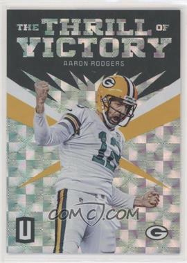 2019 Panini Unparalleled - The Thrill of Victory - Hyper #TV-ARO - Aaron Rodgers /25