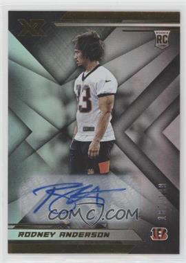 2019 Panini XR - [Base] - Autographs #162 - Rookies - Rodney Anderson /199