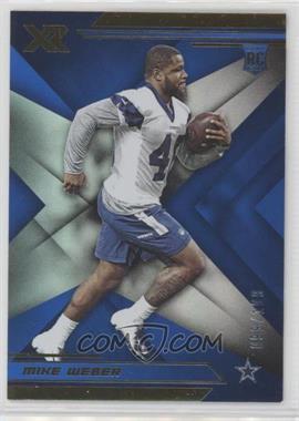 2019 Panini XR - [Base] - Blue #164 - Rookies - Mike Weber /199