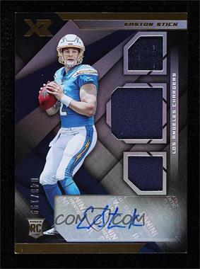 2019 Panini XR - [Base] #227 - Rookie Triple Swatch Autographs - Easton Stick /199 [Noted]