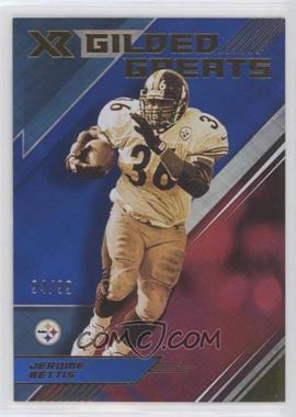 2019 Panini XR - Gilded Greats - Blue #GG-20 - Jerome Bettis /99