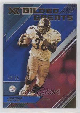 2019 Panini XR - Gilded Greats - Blue #GG-20 - Jerome Bettis /99