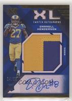 Darrell Henderson #/25