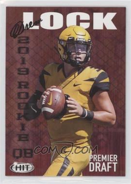 2019 Sage Hit Premier Draft - [Base] #8 - Drew Lock