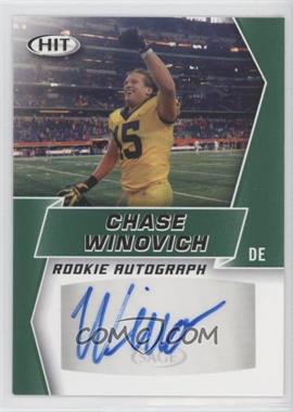 2019 Sage Hit Premier Draft - Rookie Autographs - Green #A19 - Chase Winovich