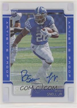 2019 Score - [Base] - Artist Proof Signatures #390 - Rookies - Benny Snell Jr. /35